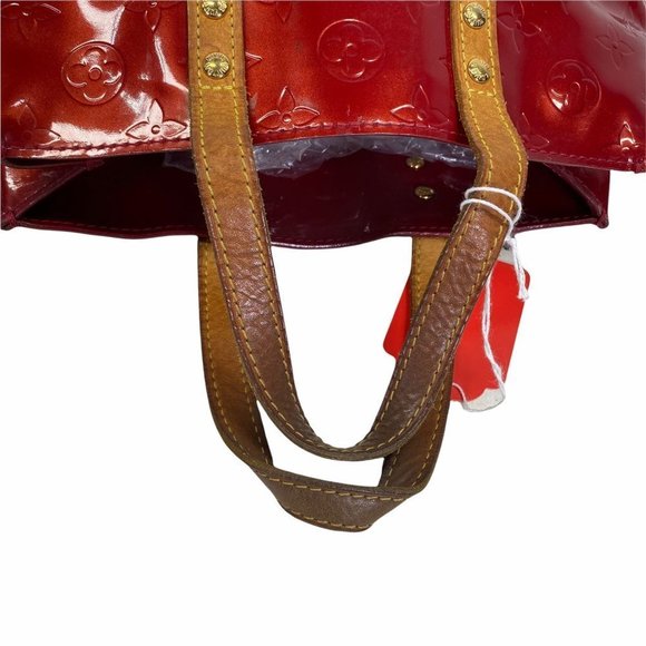 Louis Vuitton Tote Bag Read PM Red Vernis 009188M - Picture 13 of 13
